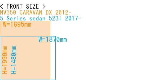 #NV350 CARAVAN DX 2012- + 5 Series sedan 523i 2017-